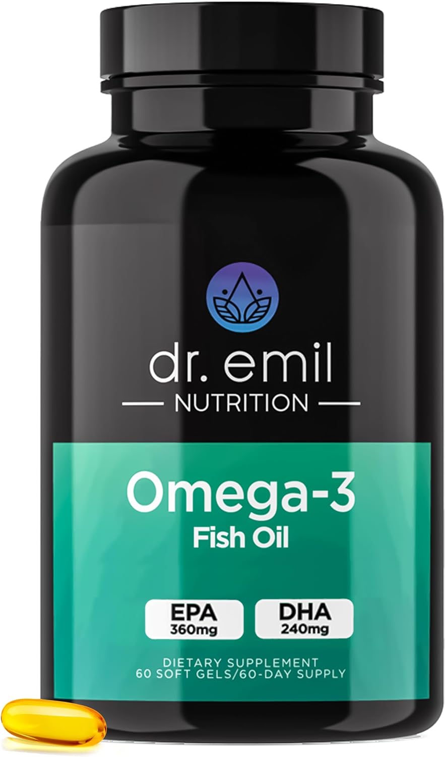 DR EMIL NUTRITION Omega 3 Fish Oil - 60 servings