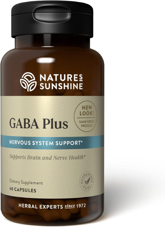 Nature's Sunshine GABA Plus, 60 Capsules