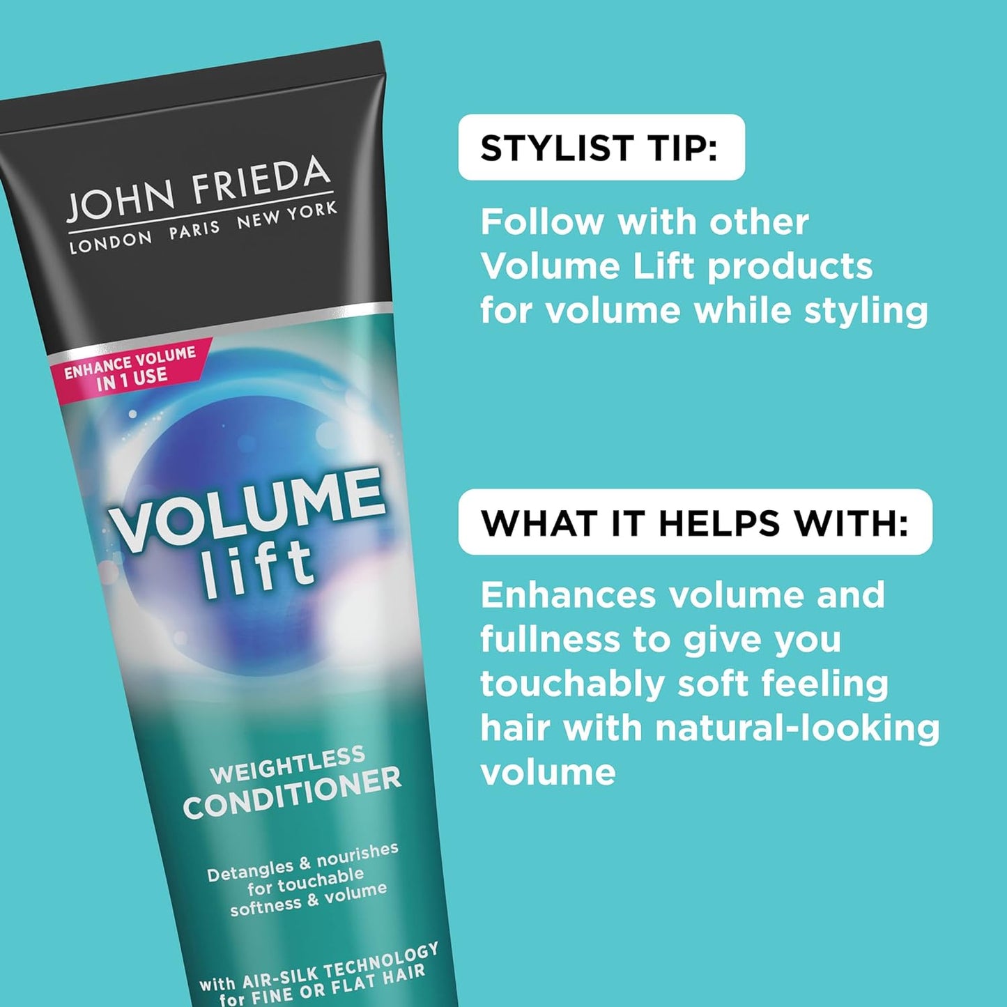 John Frieda Volume Lift Lightweight Conditioner for Natural Fullness