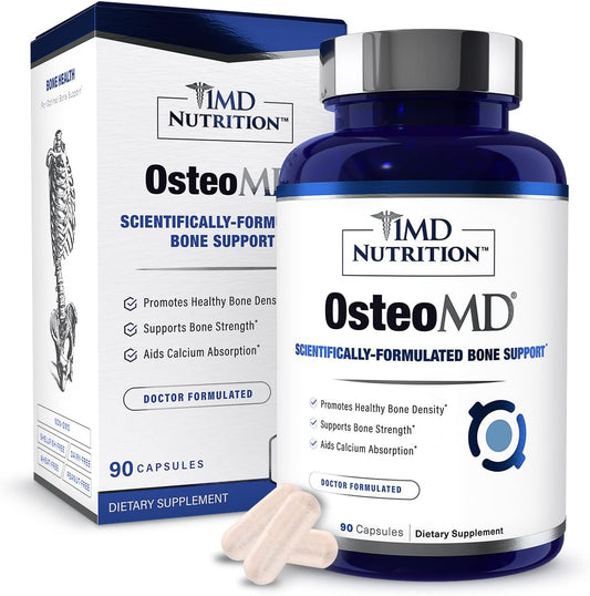 1MD Nutrition OsteoMD for Comprehensive Support - Supplement for Women and Men - 90 capsules