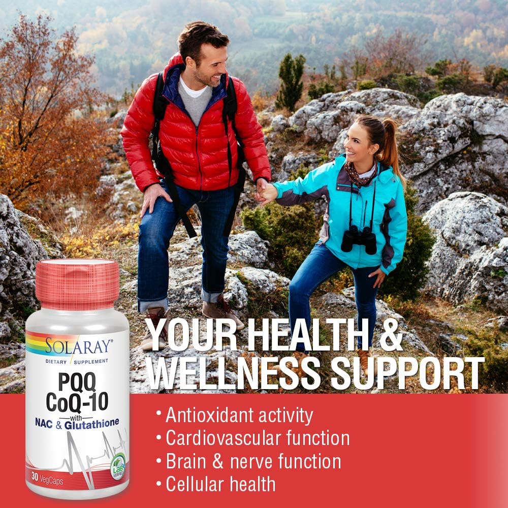 Solaray PQQ CoQ10, Heart Health Support