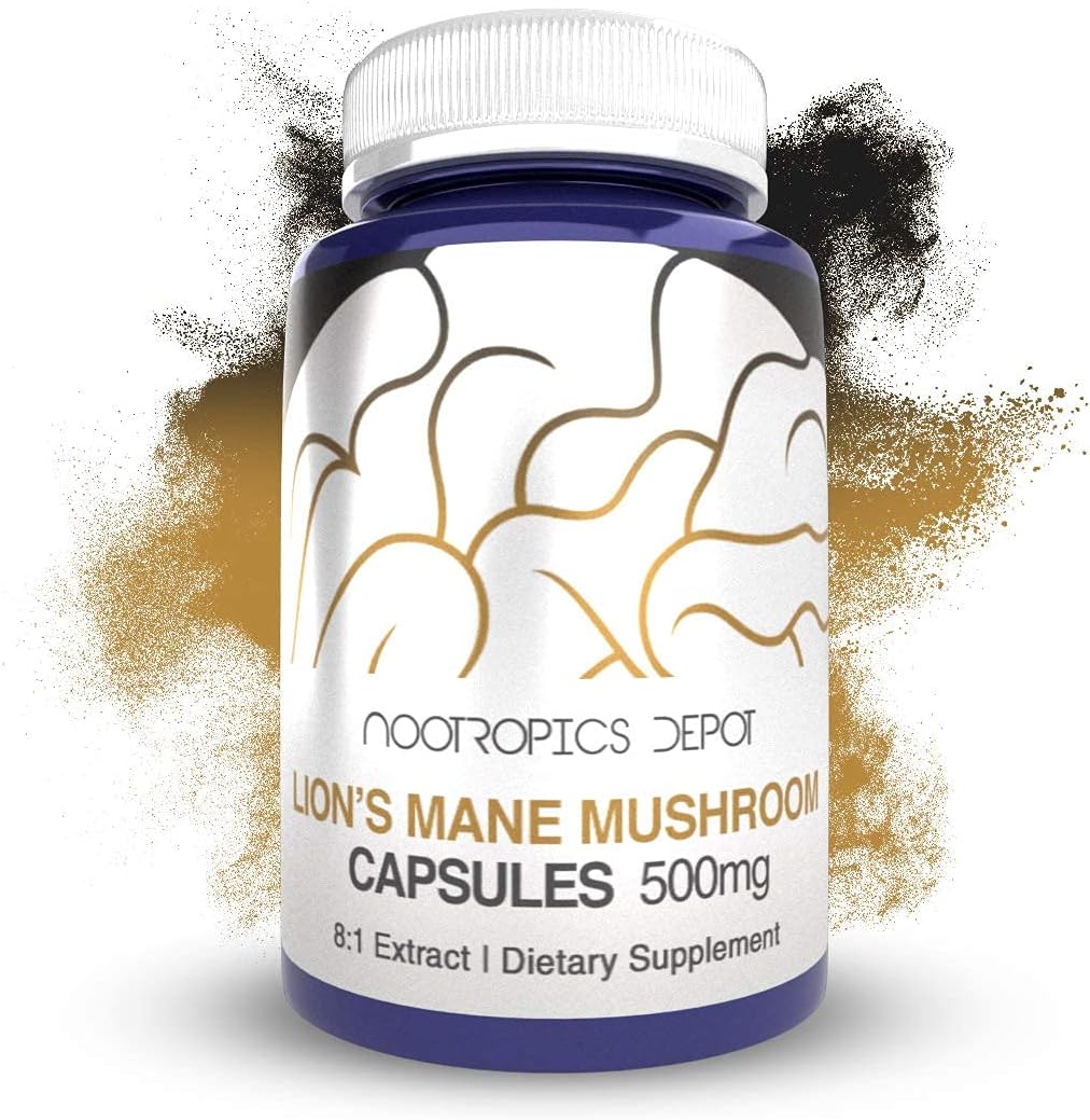 Nootropics Depot Lions Mane Mushroom  60 Capsules