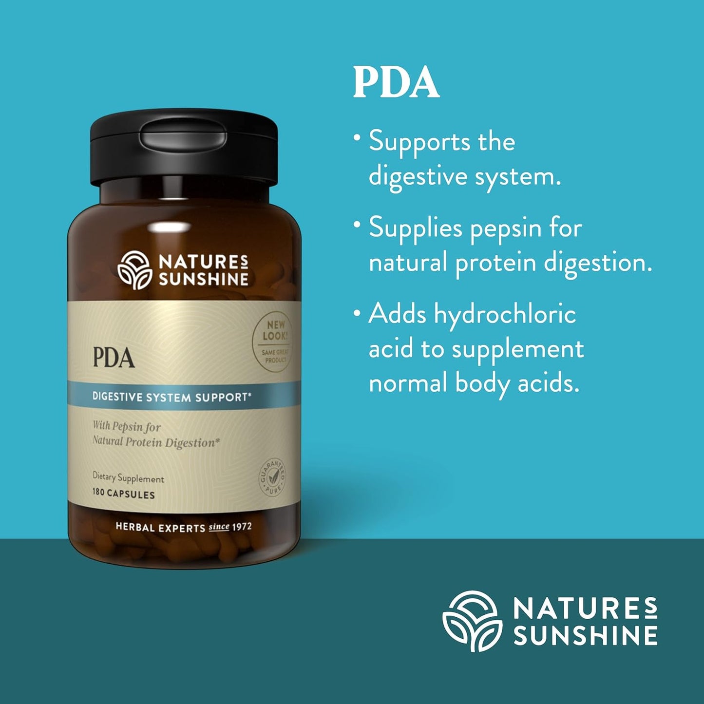 Nature's Sunshine PDA Combination, 180 Capsules