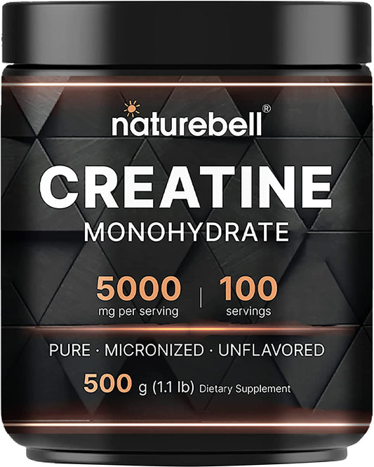 NatureBell Creatine Monohydrate Powder 500 Grams