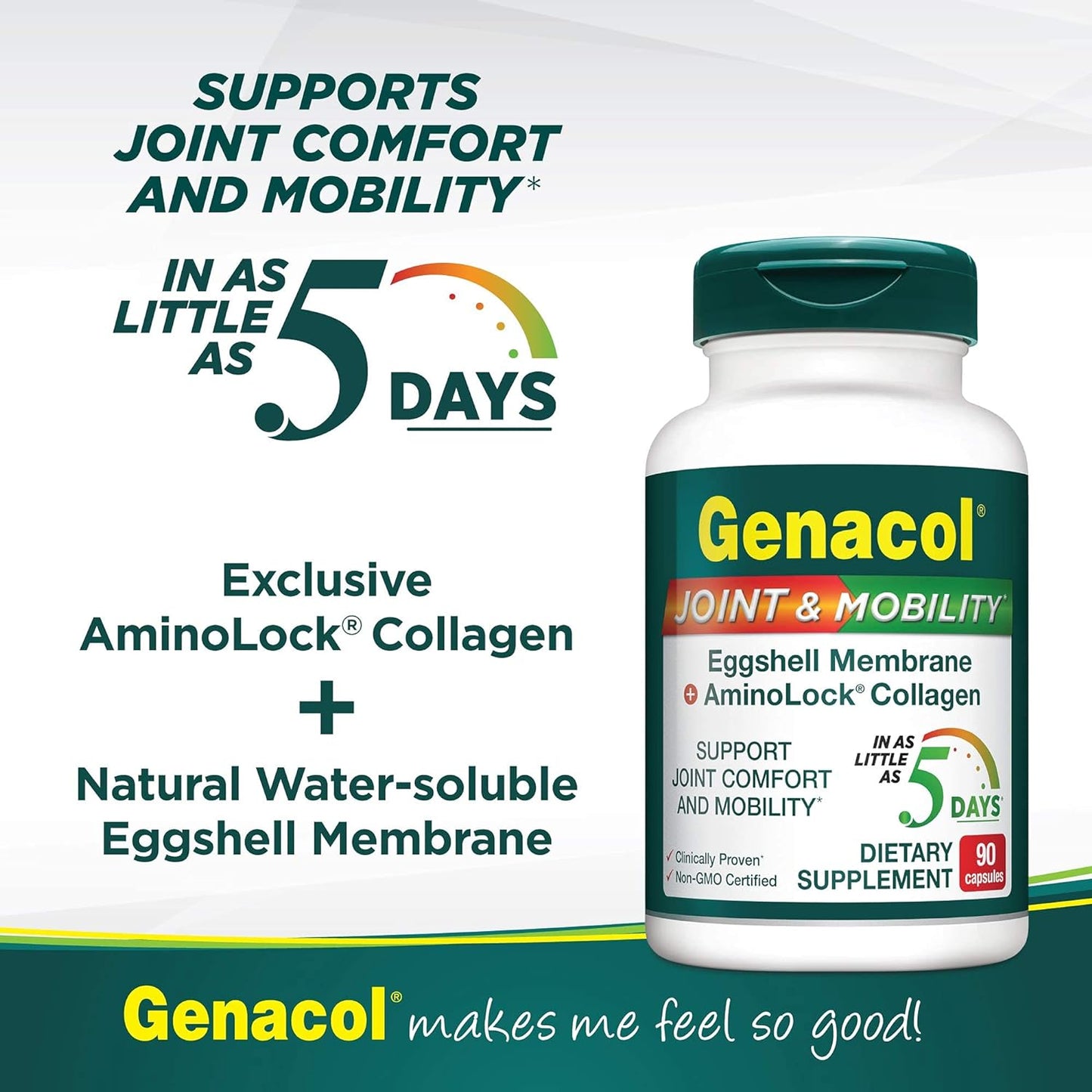 Genacol Collagen & Natural Eggshell Membrane 90 Capsules