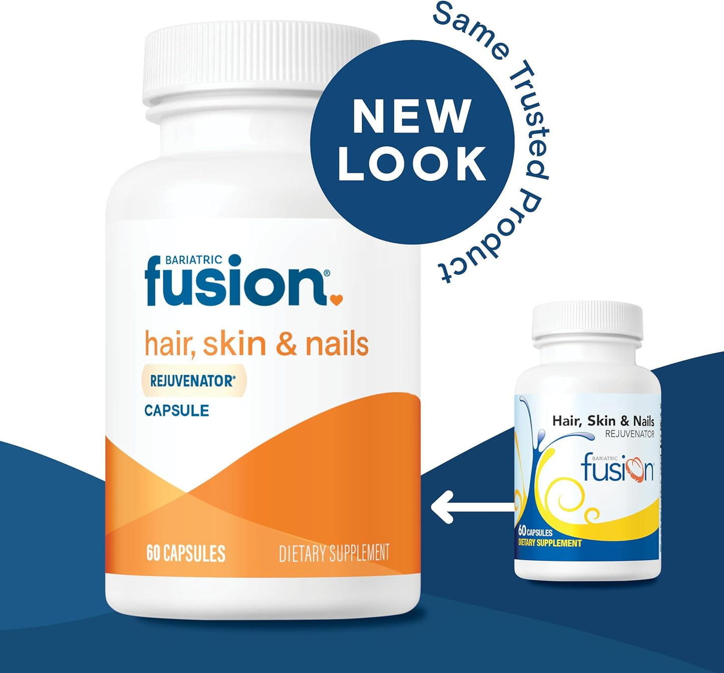 Bariatric Fusion ONE Per Day Bariatric Hair Skin and Nails Vitamins REJUVENATOR -  60 Capsules