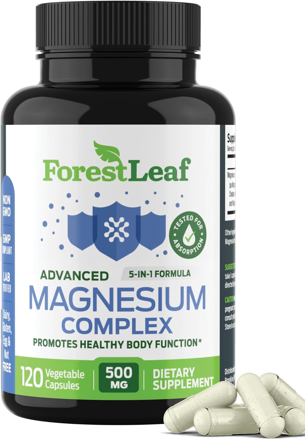 Advanced Magnesium Complex 500mg -120 capsules