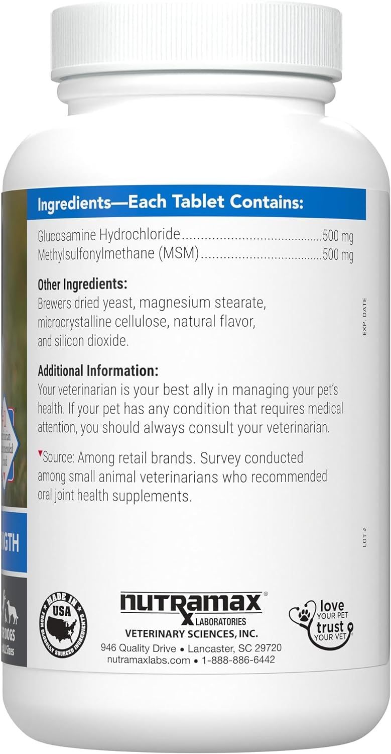 Nutramax Cosequin Standard Strength Joint Health Supplement for Dogs,  75 Chewable Tablets