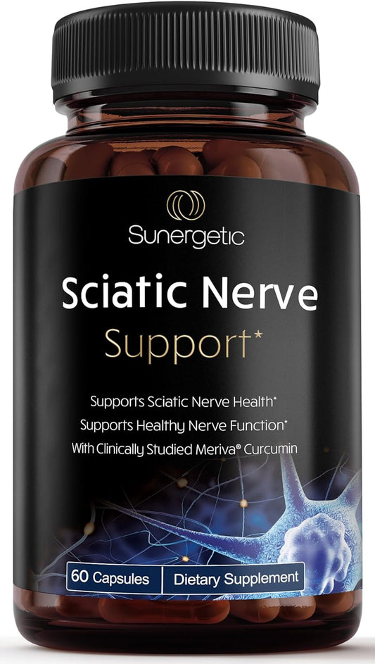 Premium Sciatic Nerve Support Formula –Sciatic Nerve Relief with Benfotaimine -60 capsules