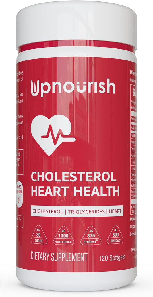 UpNourish Citrus Bergamot Cholesterol Supplement 120ct