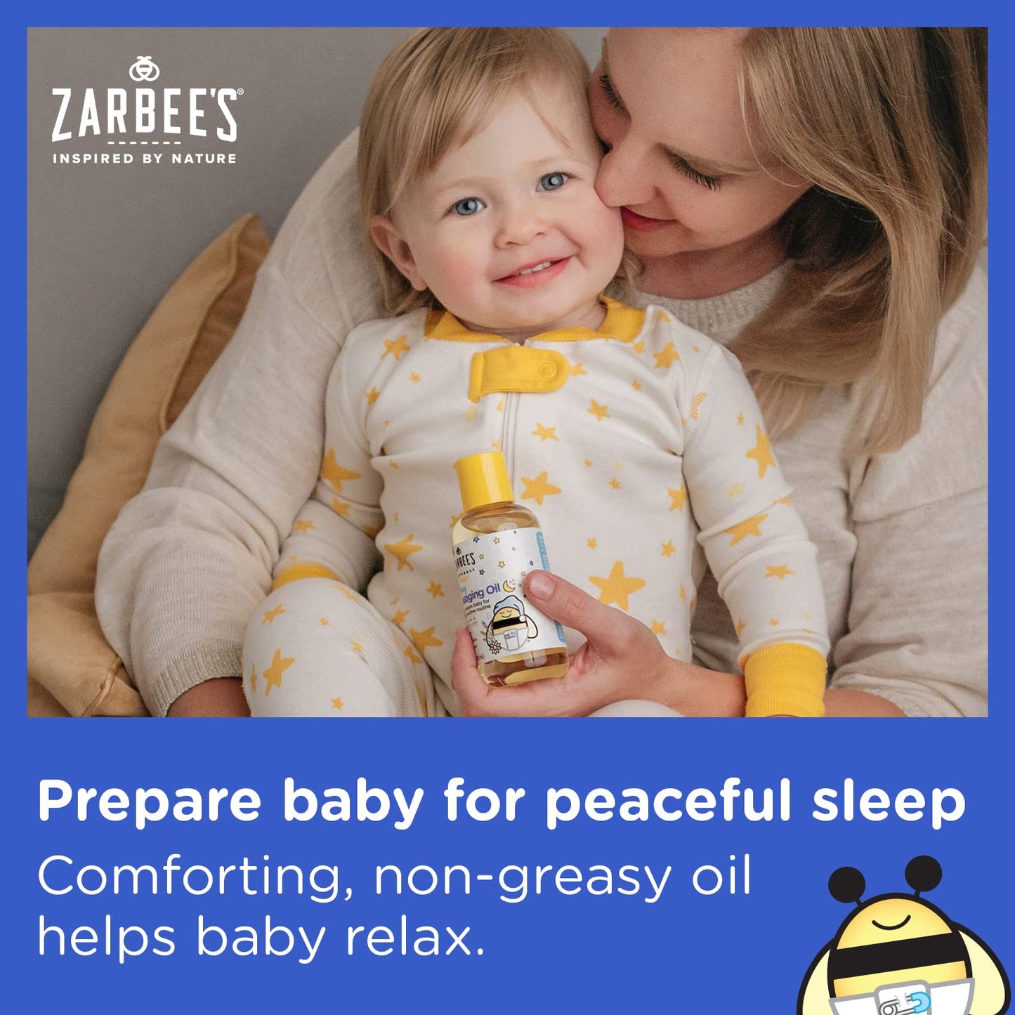 Zarbee's Baby Massage Oil, Calming and Soothing