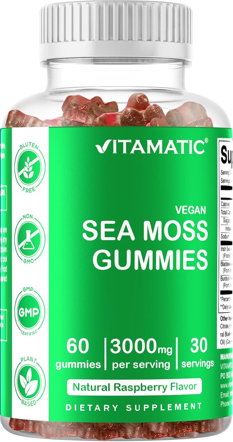 Vitamatic Irish Sea Moss  - 60 Vegan Gummies