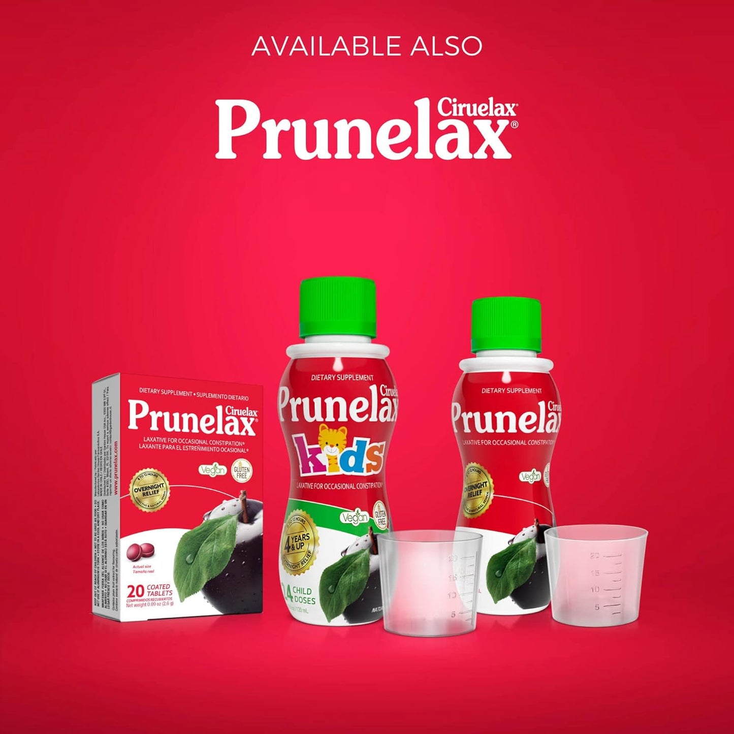 Prunelax Laxative Gummies - Gentle & Effective  60 Count