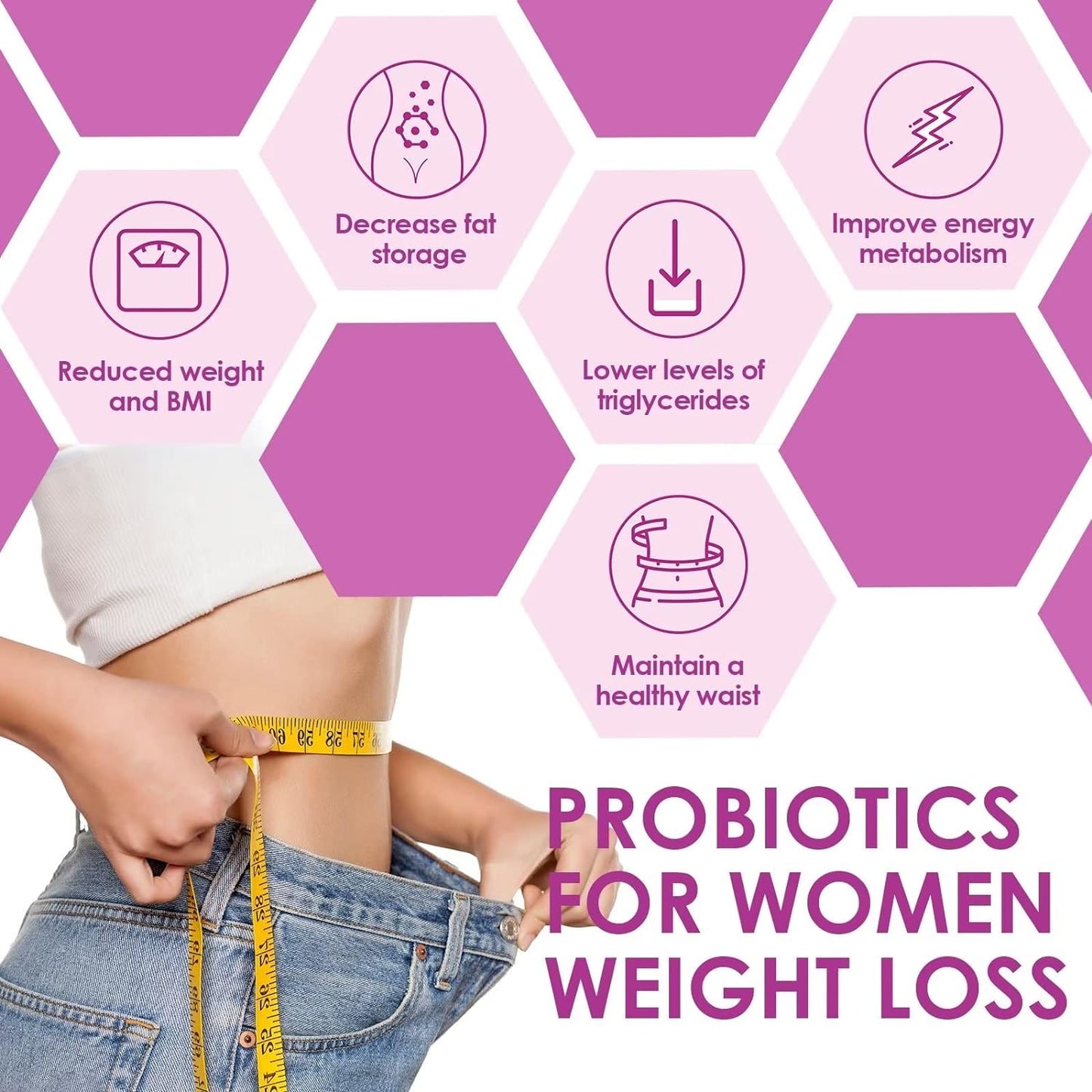 ZEBORA Probiotics for Women Digestive Health,  60 Tablets