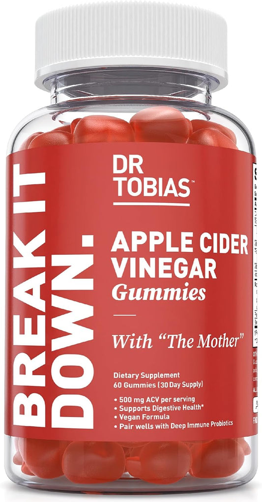 Dr. Tobias Apple Cider Vinegar   60 Gummies