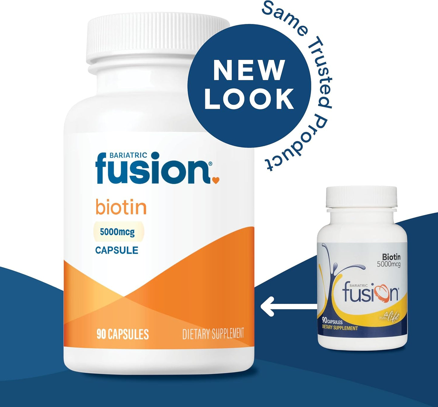 Bariatric Fusion Biotin 5000mcg Vitamin - 90 Count