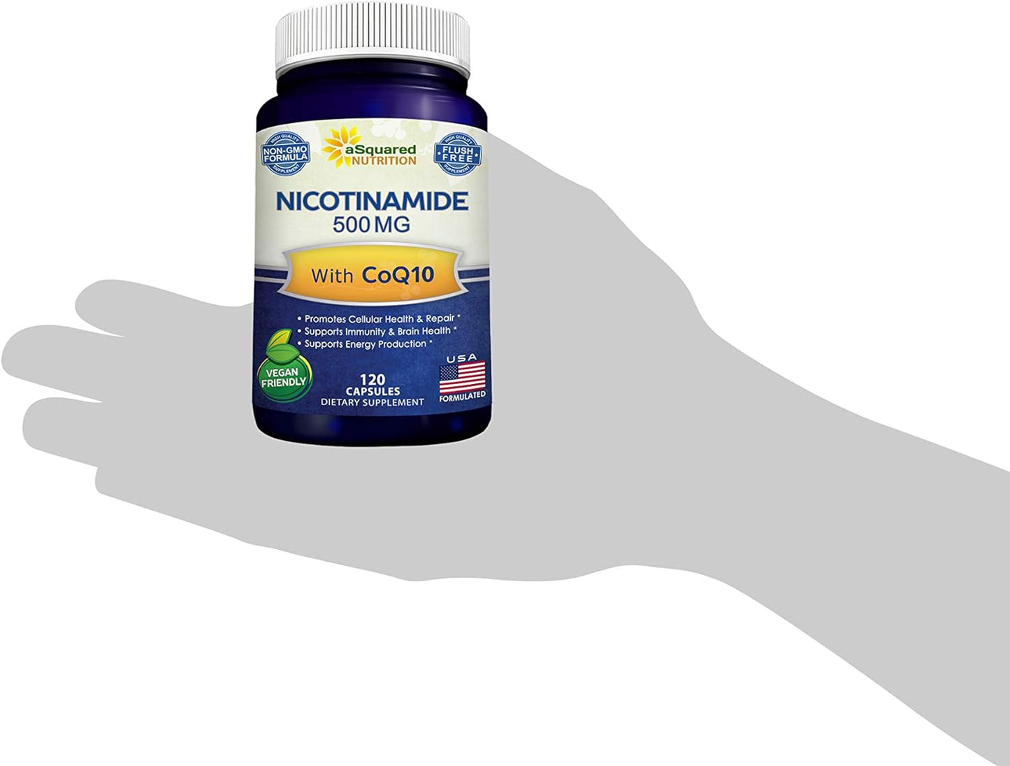 Nicotinamide with CoQ10 (120 Capsules)