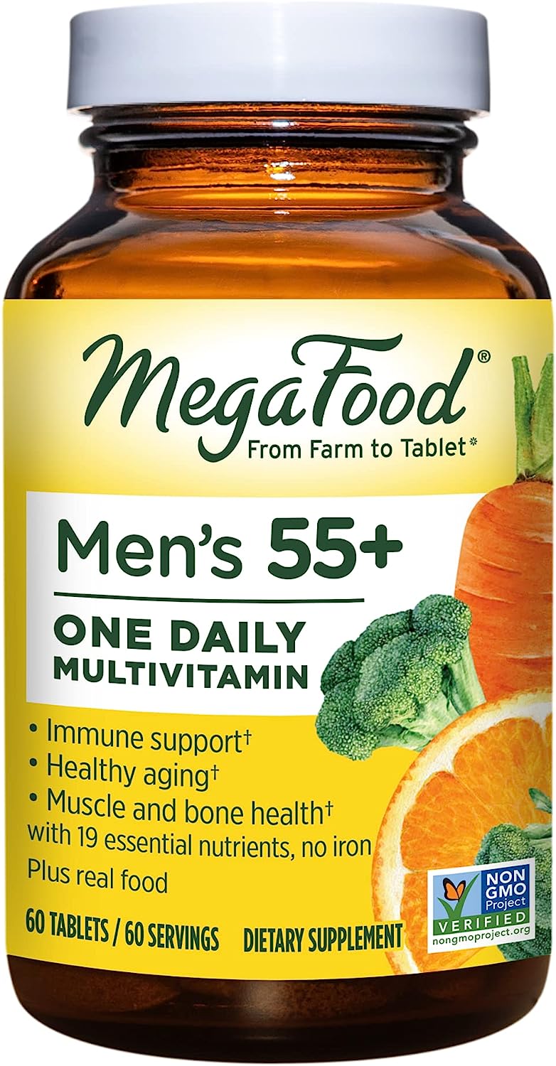 MegaFood Men's 55+ One Daily - Multivitamin for Men