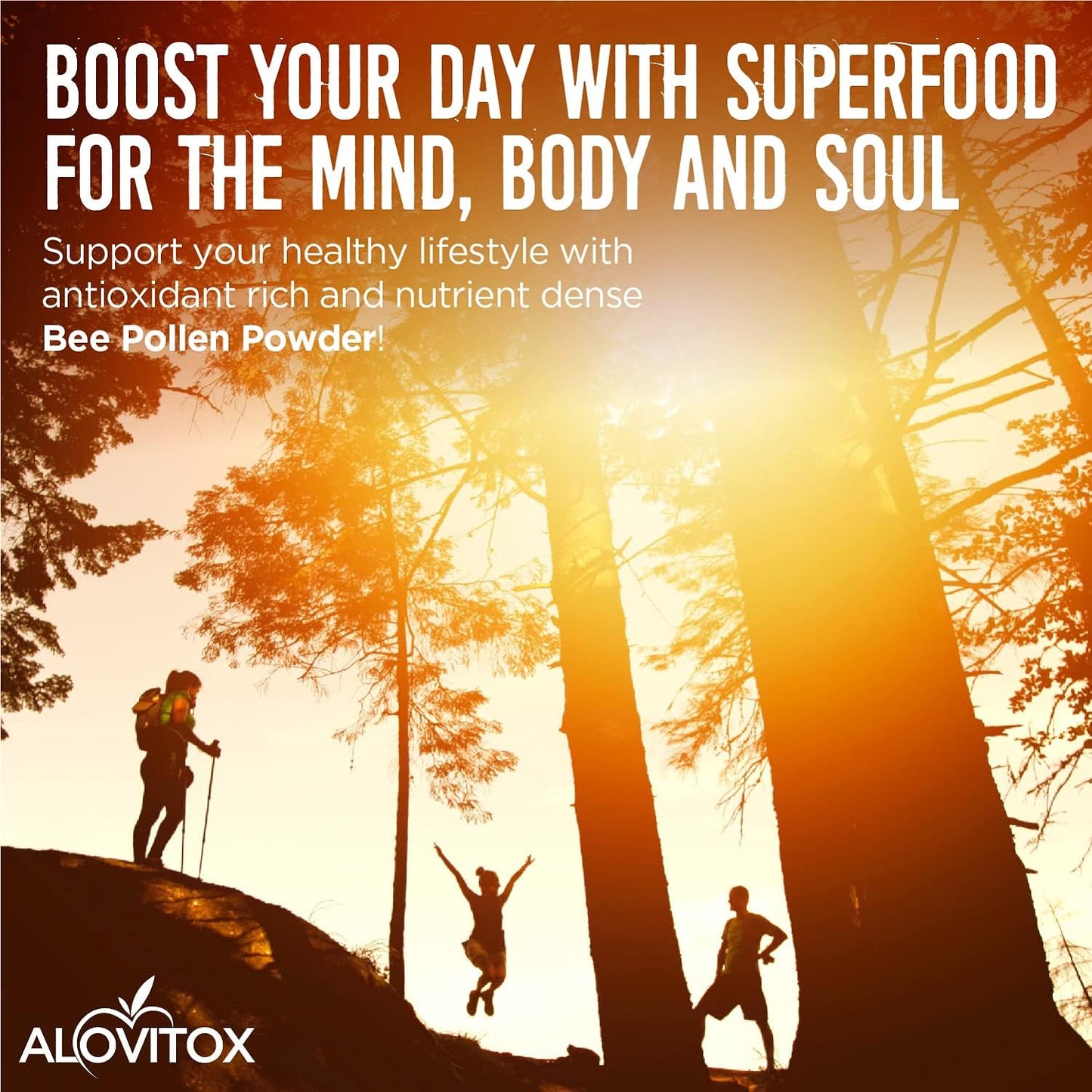 Alovitox Bee Pollen Powder 5lb 100% Pure, Fresh Natural