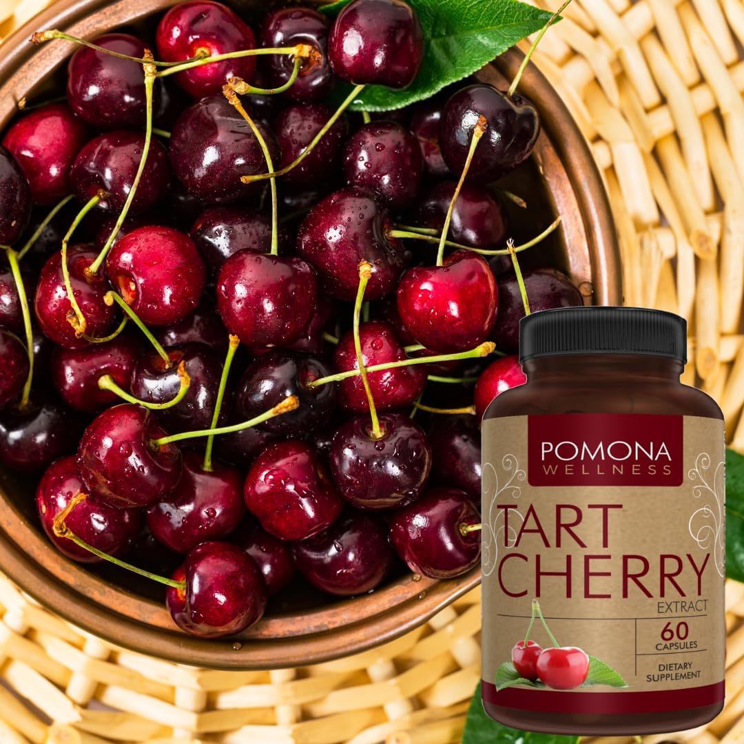 Pomona Wellness Tart Cherry Supplement,60 Capsules