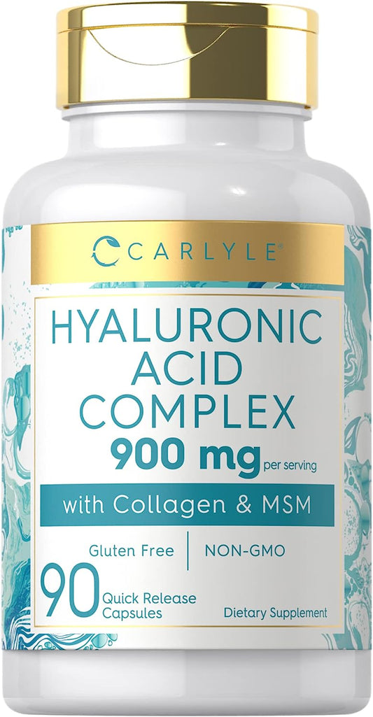 Carlyle Hyaluronic Acid with Collagen 900mg 90 Capsules