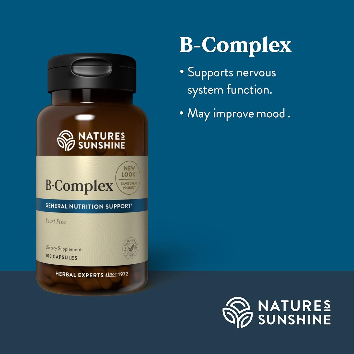 Nature's Sunshine Vitamin B-Complex 100 Capsules