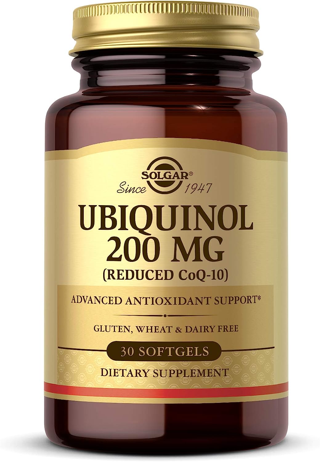 Solgar Ubiquinol 200 mg (Reduced CoQ-10), 30 Softgels