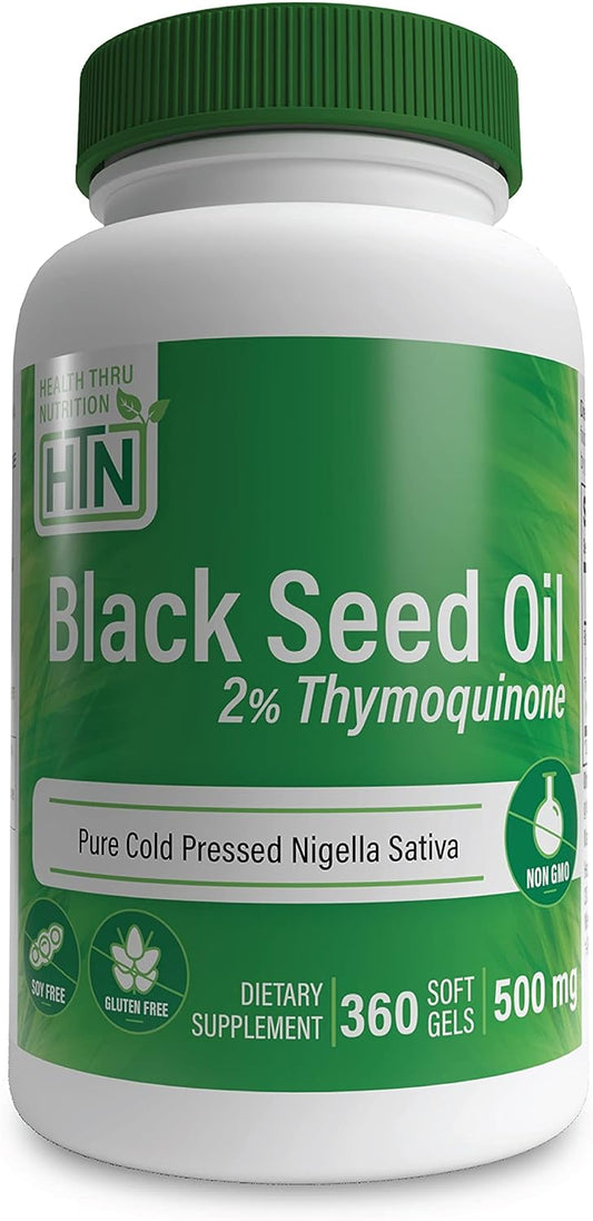 Health Thru Nutrition Black Seed Oil Pack of 360