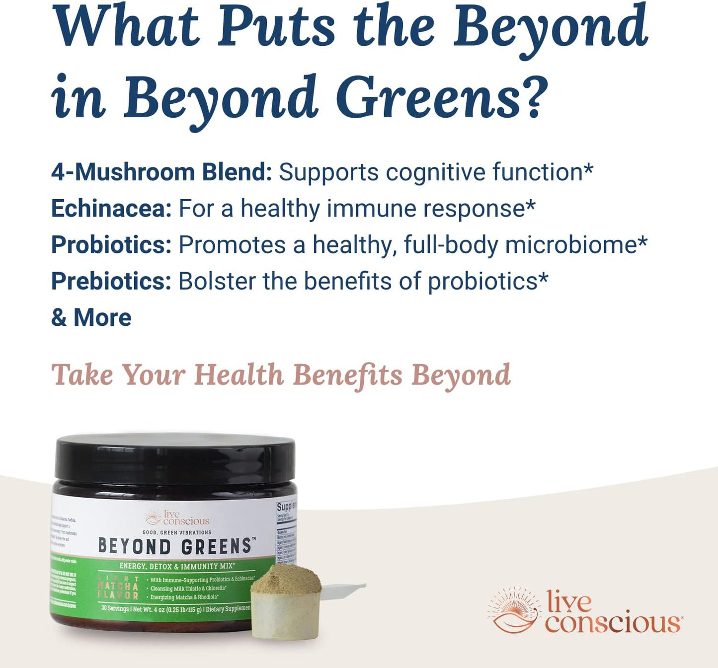 Live Conscious Beyond Greens Superfood Powder