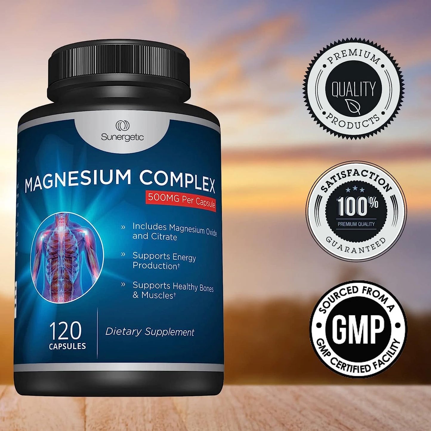 Premium Magnesium Citrate Capsules –120 Capsules