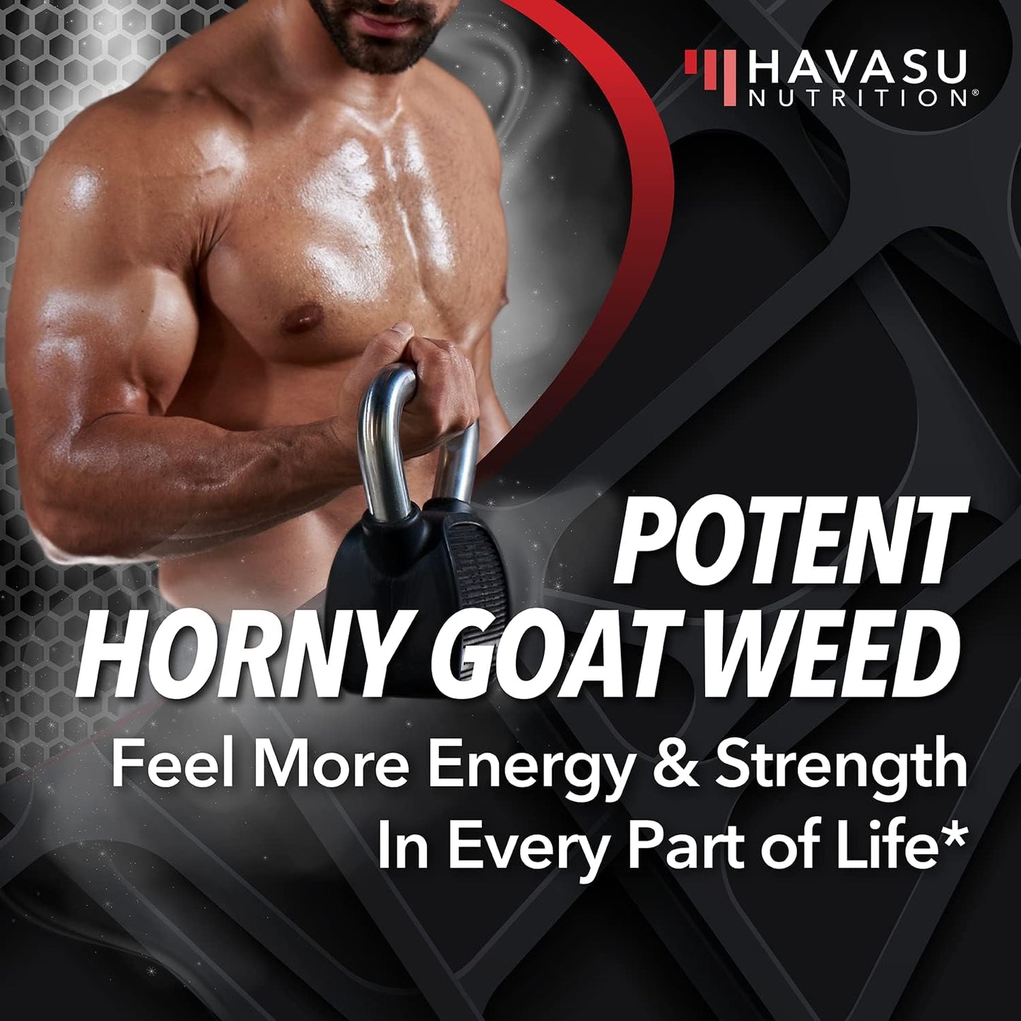 Horny Goat Weed Supplement for Him & Her 60 count