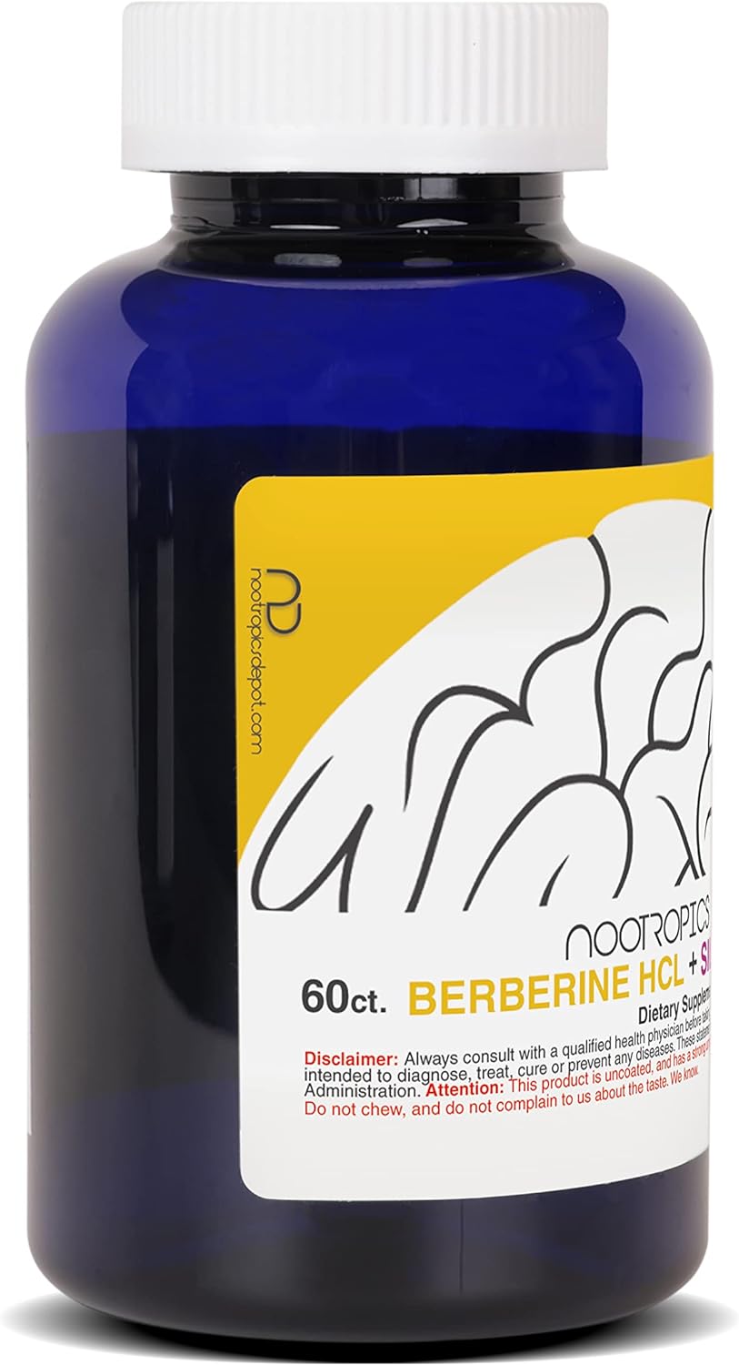 Nootropics Depot Berberine HCL + Silymarin  60 Tablets