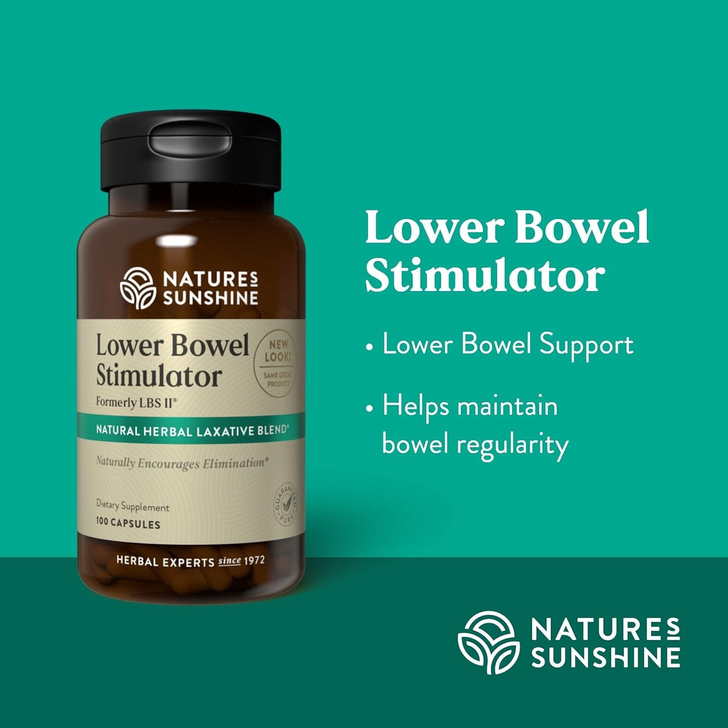 Nature's Sunshine Lower Bowel Stimulator 100 Capsules