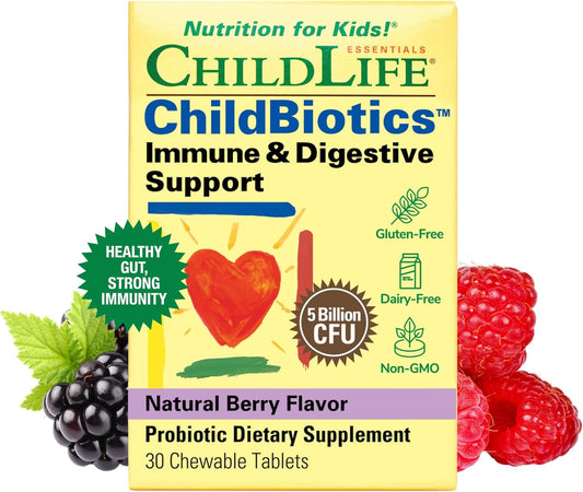 CHILDLIFE ESSENTIALS ChildBiotics Immune & Digestive Support   30 Tablets