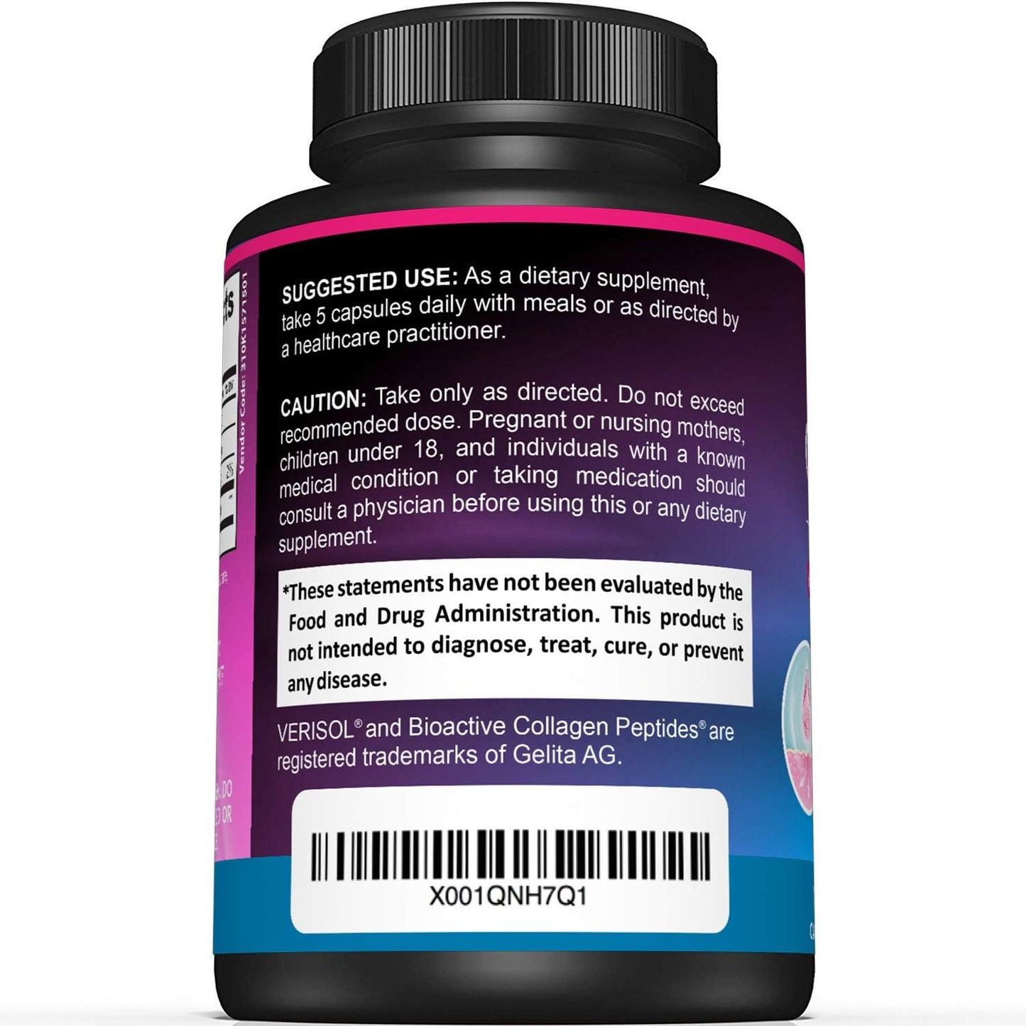 Sunergetic Premium Collagen Peptides - 150 Capsules