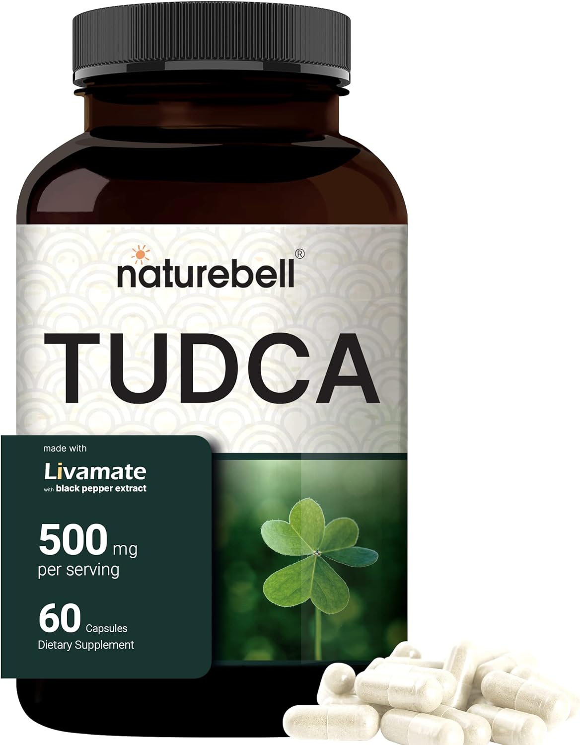 TUDCA  with Black Pepper Extract, 60 Capsules