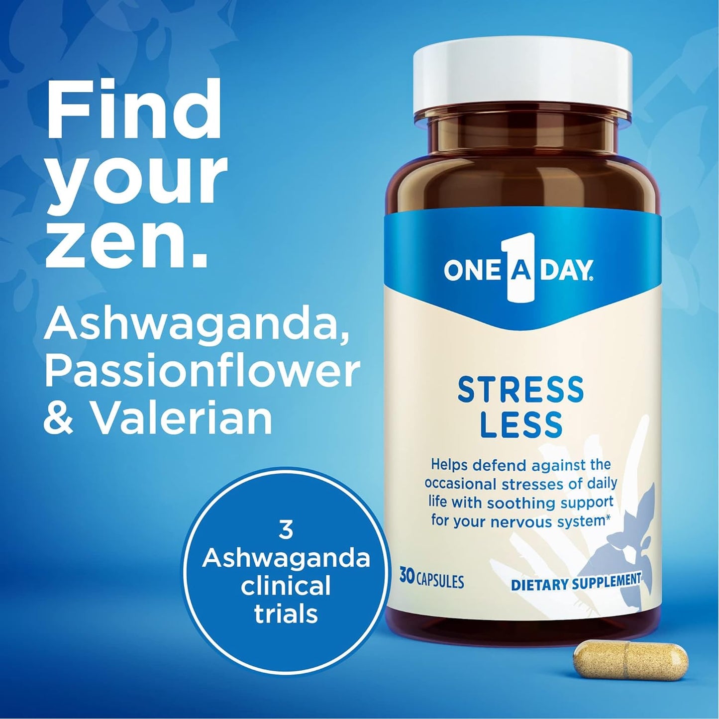 One A Day Stress Supplement – Occasional Stress Relief 30 capsules