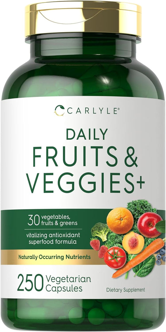 Carlyle Fruits and Veggies Supplement  250 Capsules