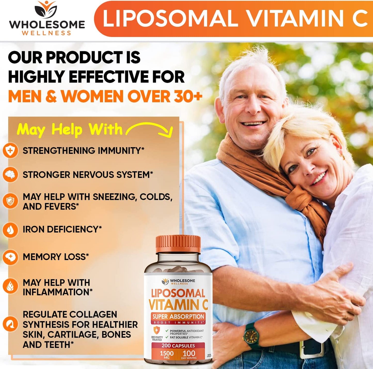 Liposomal Vitamin C Capsules 200 capsules