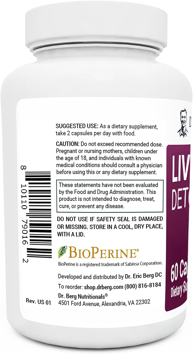 Dr. Berg Liver Cleanse Detox Capsules 60 count