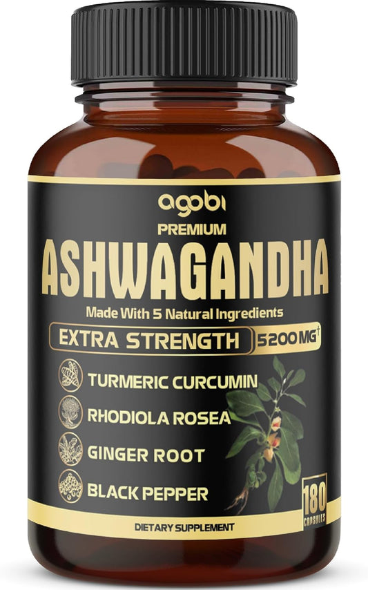 Premium Ashwagandha Capsules - High Extracted 180 capsules