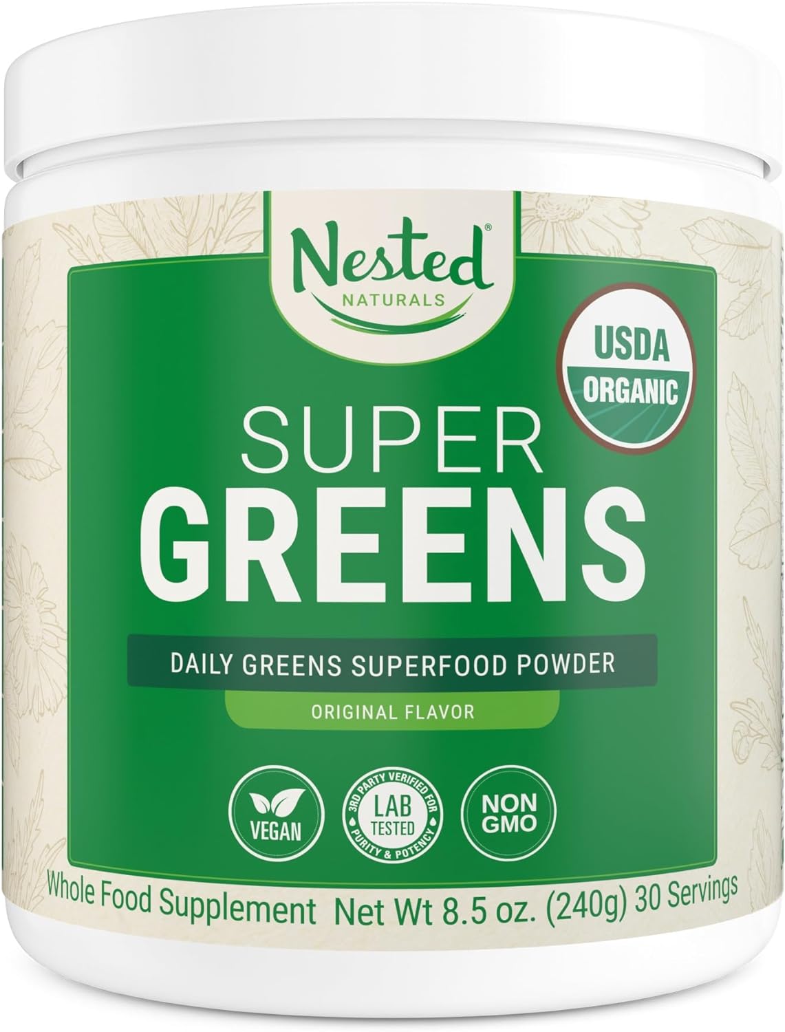 Super Greens Daily Greens Superfood Powder -240 grams