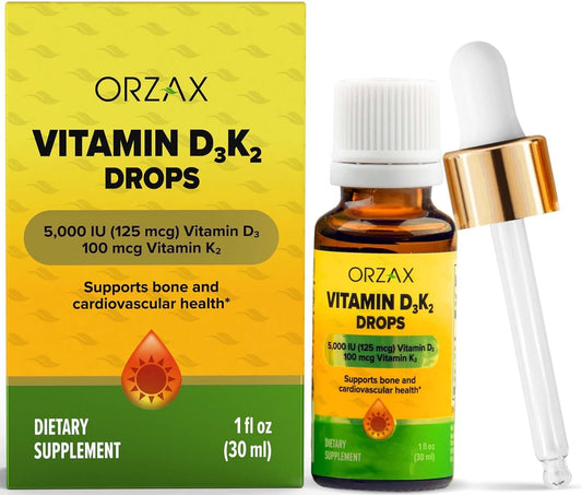 ORZAX Vitamin D3 K2 Drops - 30 ml