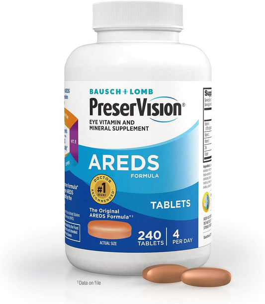 PreserVision AREDS Eye Vitamin & Mineral Supplement  240 Count