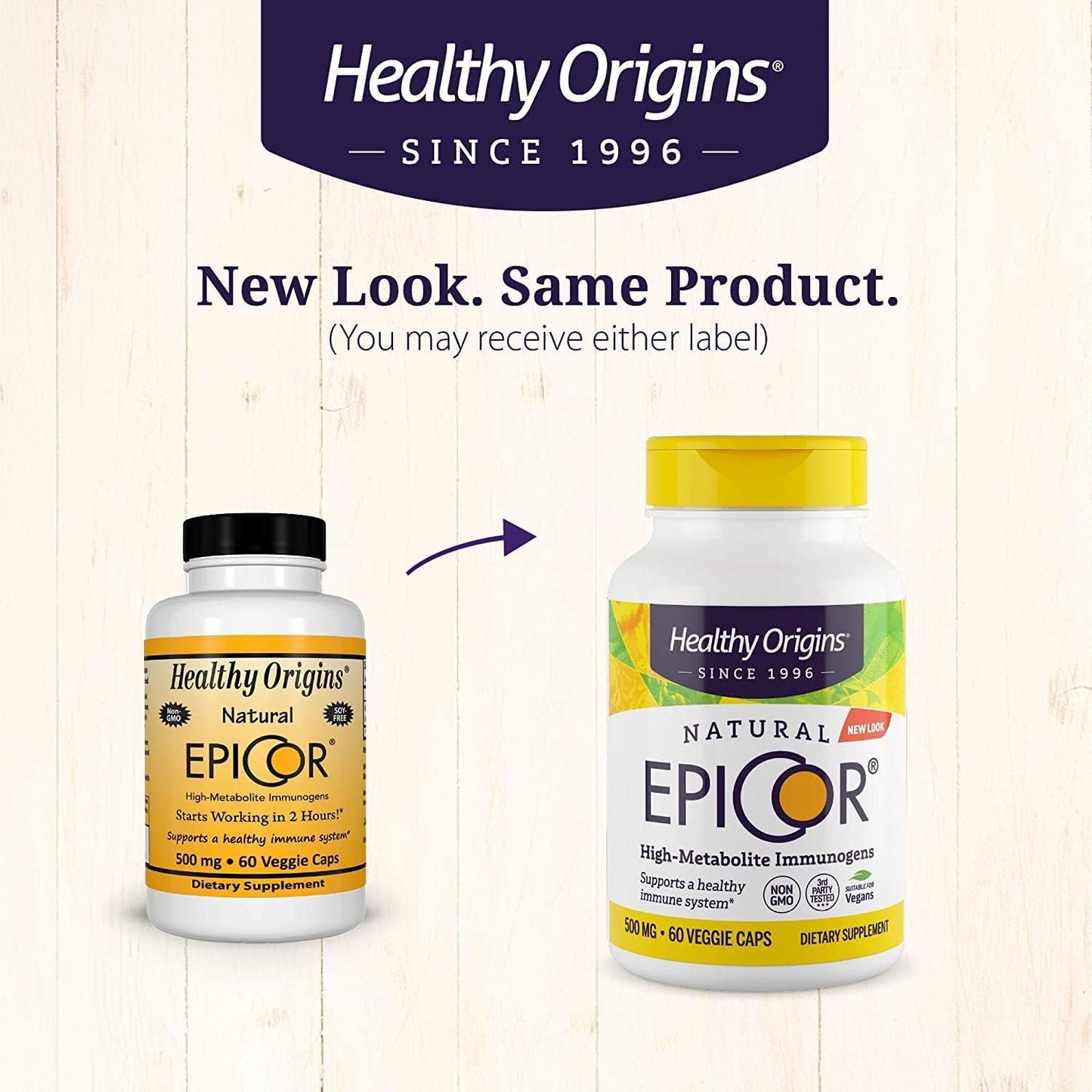 Healthy Origins EpiCor - Plant-Based Immune Support 60 Capsules