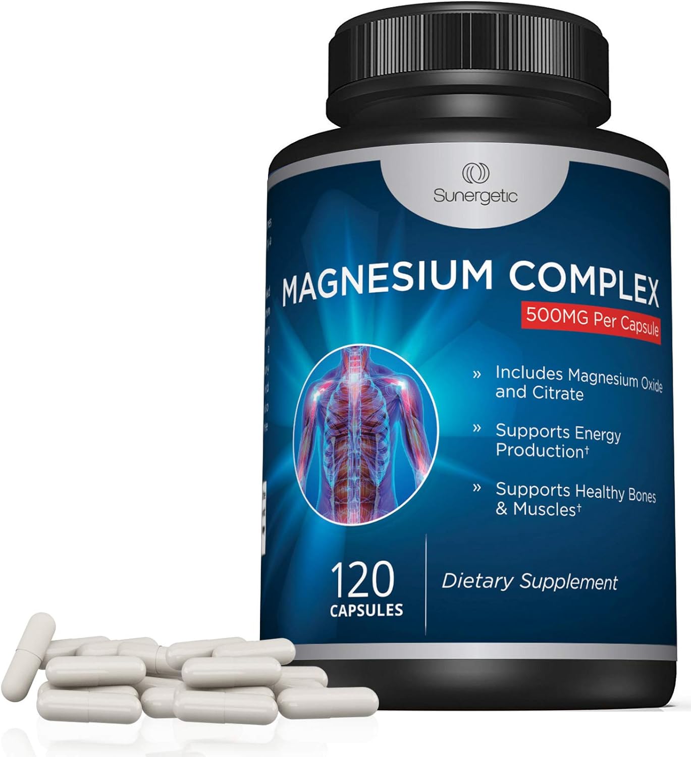 Premium Magnesium Citrate Capsules –120 Capsules