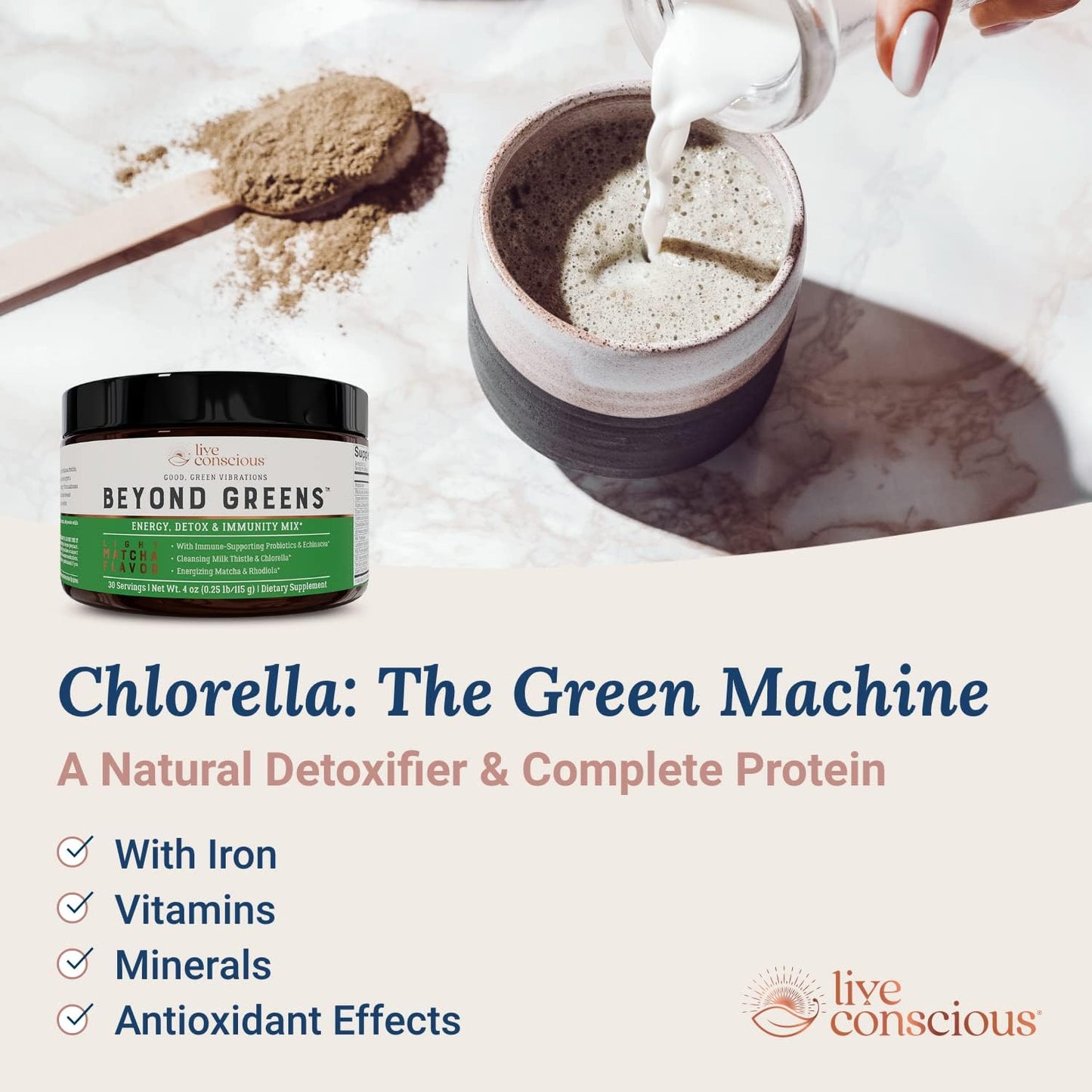 Live Conscious Beyond Greens Superfood Powder