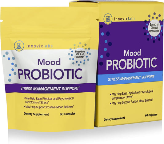 InnovixLabs 1st Probiotic Formula Clinically Studied for Mood Support 60 capsules