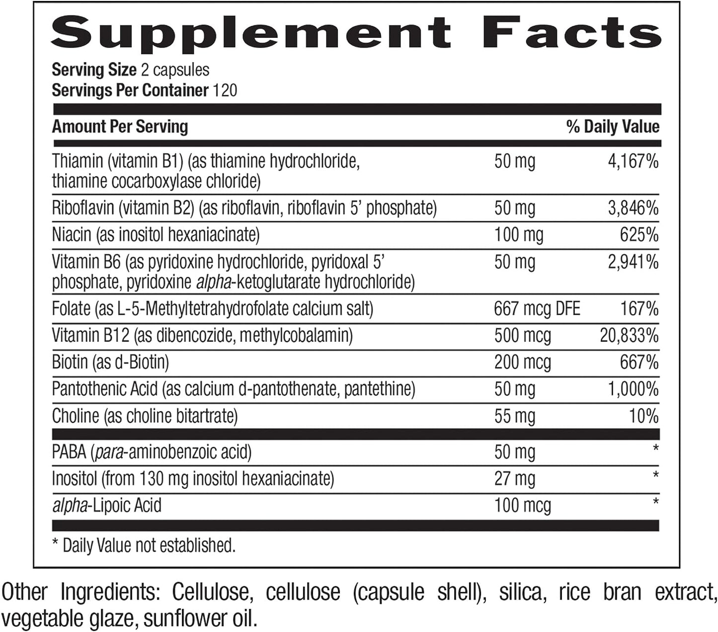 Country Life Coenzyme B Complex, 240-Count