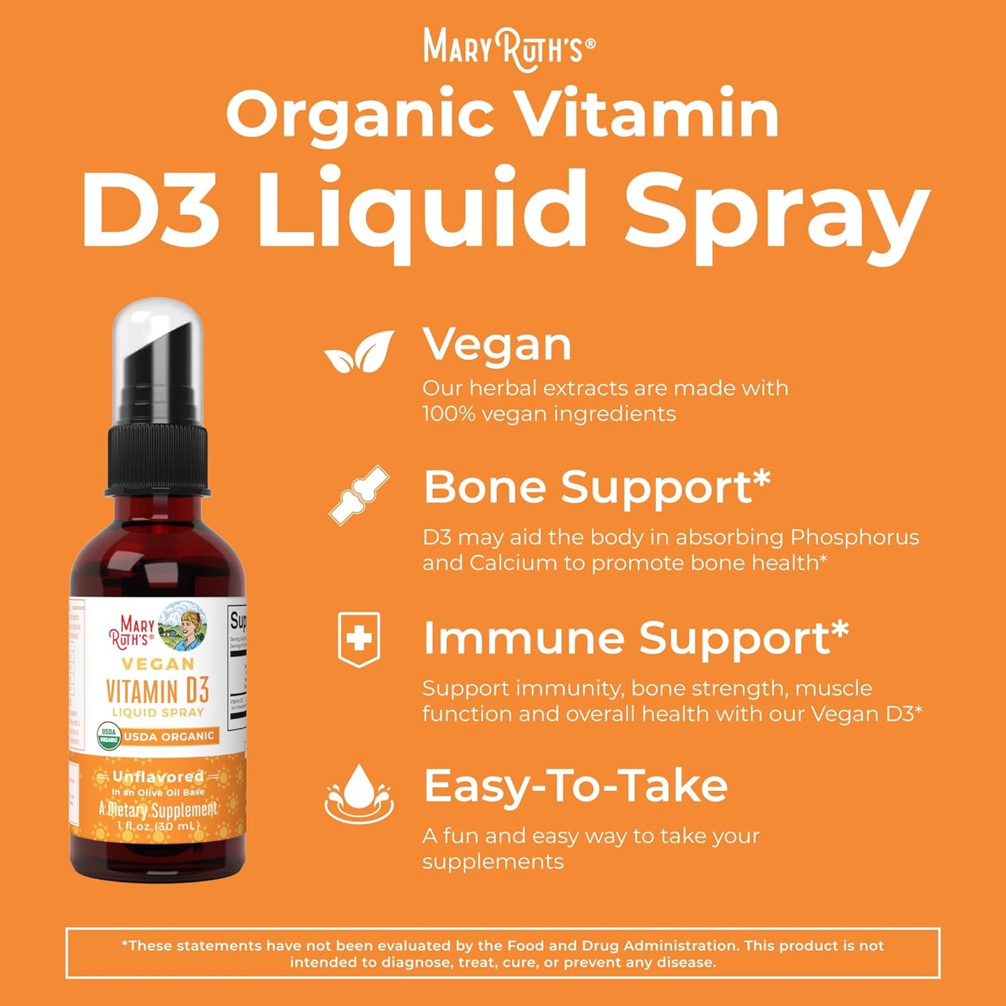 MaryRuth's Vitamin D3 Liquid Spray